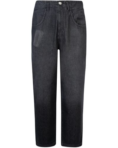Bluemarble Straight Buttoned Jeans - Blue