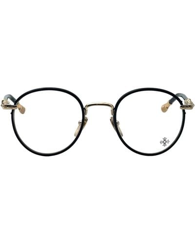 Chrome Hearts Firkin - Black / Gold Rx Glasses
