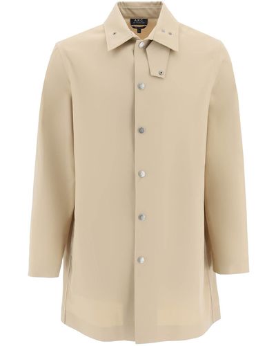 A.P.C. Thibault Trench Coat - Natural