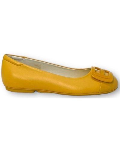 Hogan H661 Slip-On Ballerinas - Yellow