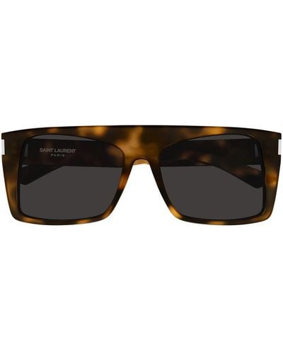 Saint Laurent Sl 651 Vitti 003 Havana Sunglasses - Black