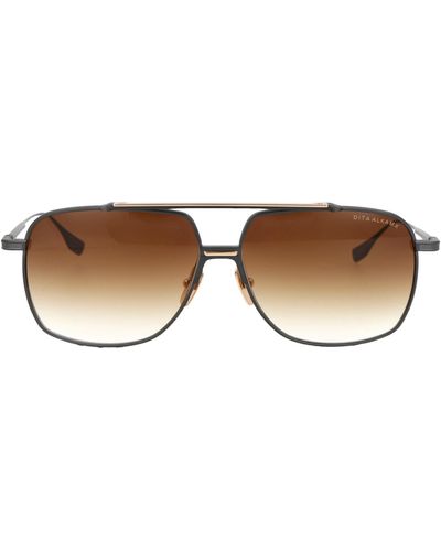 Dita Eyewear Alkamx Sunglasses - Brown