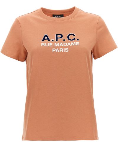 A.P.C. Madame T-shirt - Orange
