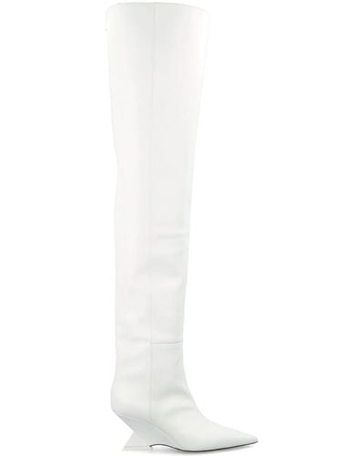 The Attico Cheope Over-knee Boot 60 - White