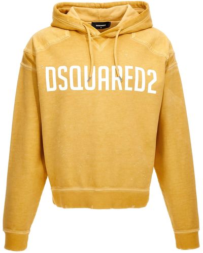 DSquared² Cipro Fit Hoodie - Yellow