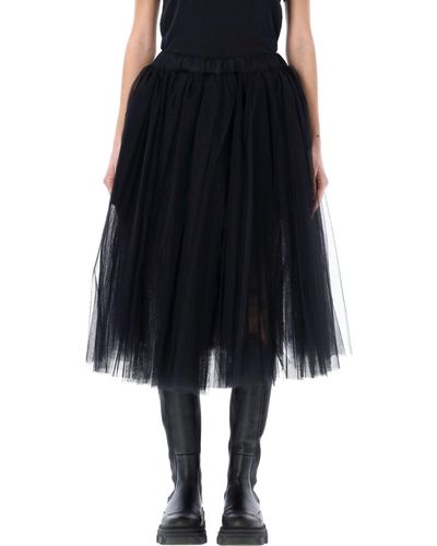 COMME DES GARÇON BLACK Tulle Skirt - Black