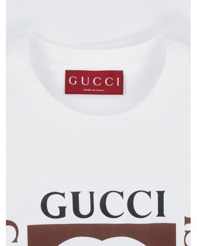 Gucci Printed T-Shirt - White