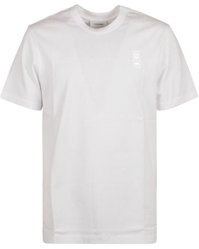 Ferragamo Logo Patch T-Shirt - White