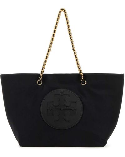 Tory Burch Nylon Ella Shopping Bag - Black