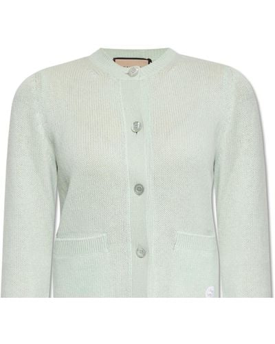 Gucci Buttoned Cardigan - Green