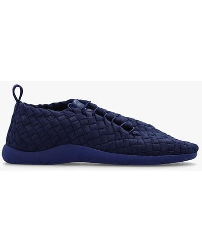 Bottega Veneta Sneakers With Intrecciato Weave - Blue