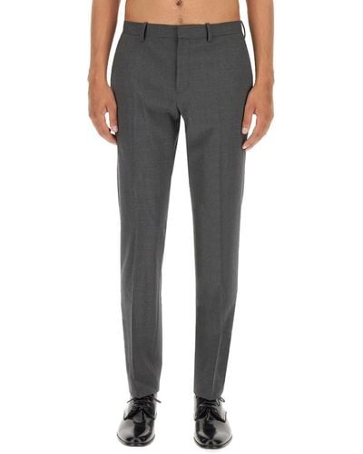 Theory Regular Fit Trousers - Grey