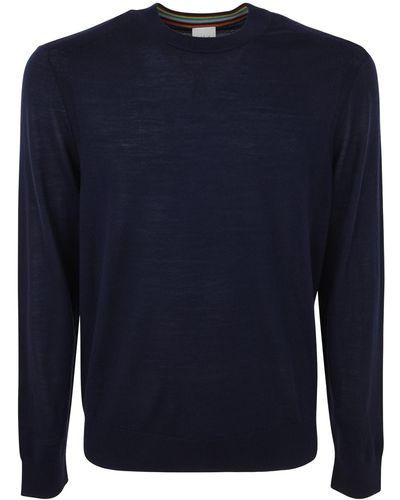 Paul Smith Fine-knit Sweatshirt - Blue