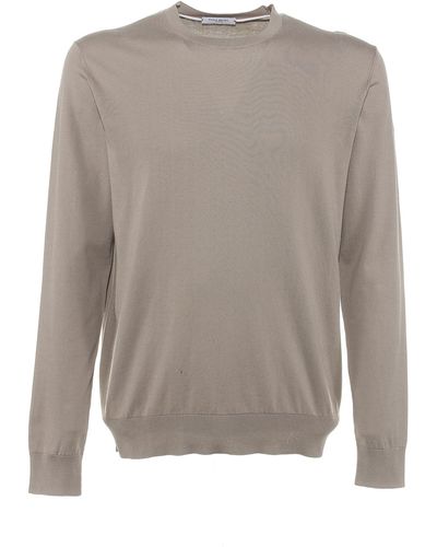 Paolo Pecora Sweater With Crew Neck - Natural