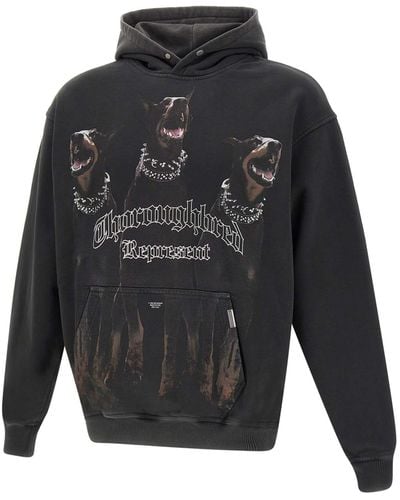 Represent Thoroughbred Cotton Sweatshirt - Black
