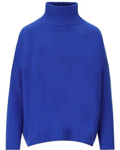 Weekend by Maxmara Benito Electric Blue Turtleneck Jumper