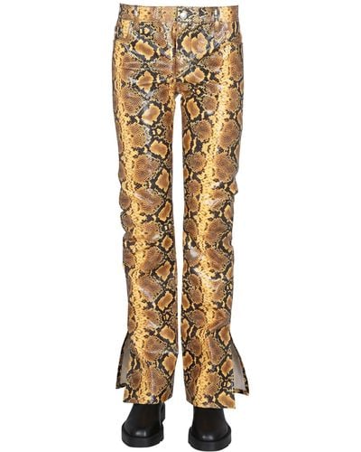 Gcds Trousers With Animal Print - Multicolour