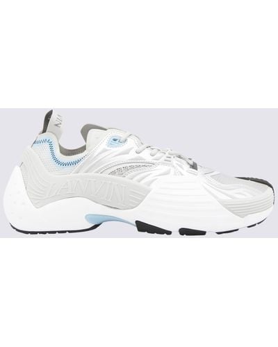 Lanvin Flash-x Mesh And Rubber Low-top Sneakers - White