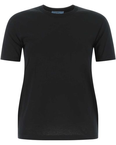 Prada Cotton T-Shirt Set - Black