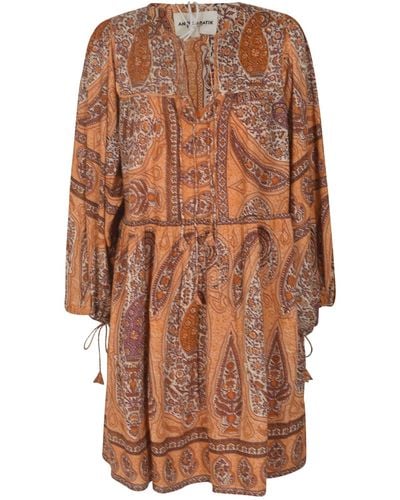 Antik Batik Tajar Dress - Brown