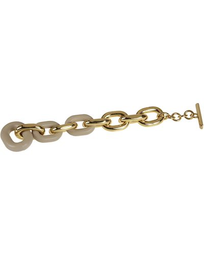 Rabanne Chain Bracelet - Metallic