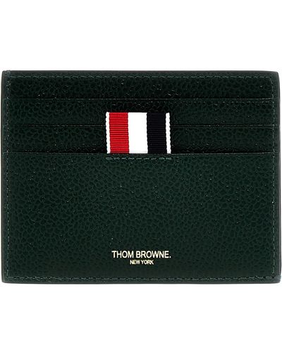 Thom Browne 4 Bar Card Holder - Black