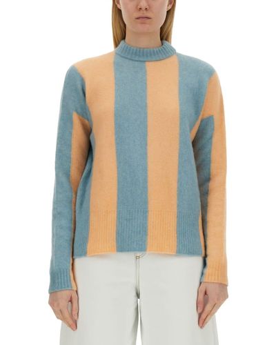 Alysi Maxi Row Sweater - Blue