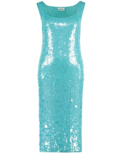 P.A.R.O.S.H. Sequin Dress - Blue
