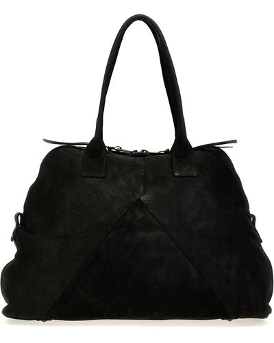 Giorgio Brato Leather Travel Bag - Black