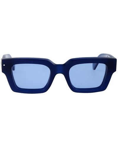 Off-White c/o Virgil Abloh Virgil Square Frame Sunglasses - Blue