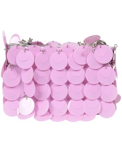 Rabanne All-over Embellished Shoulder Bag - Pink