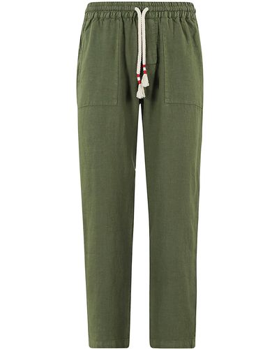 Mc2 Saint Barth Pant With Coulisse - Green