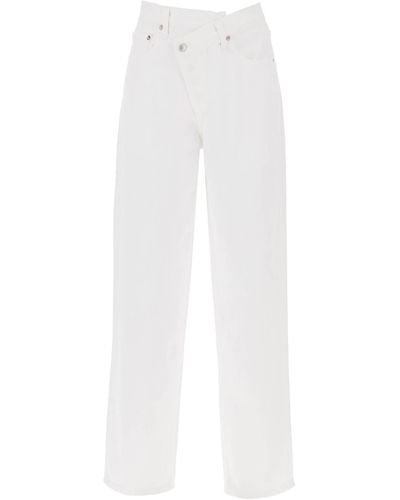 Agolde Criss-cross Jeans - White