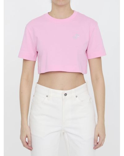 Patou Cropped T-shirt - Pink