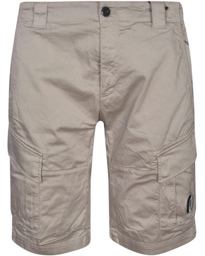 C.P. Company Classic Cargo Shorts - Gray