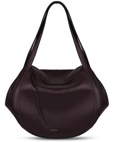 Wandler Medium Lin Leather Tote Bag - Black