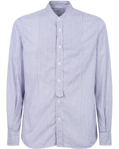 Original Vintage Style Striped Shirt - Blue
