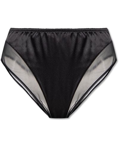 Dolce & Gabbana Dolce & Gabbana High-Waisted Briefs - Black