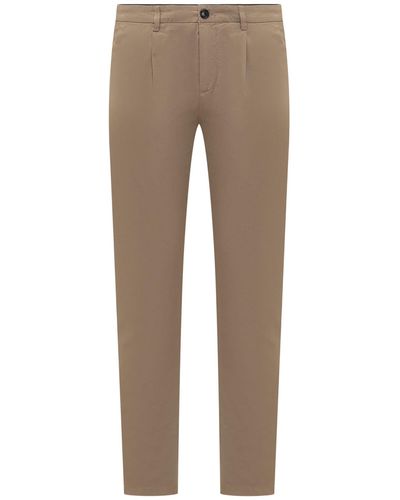 Department 5 Cotton Trousers - Natural