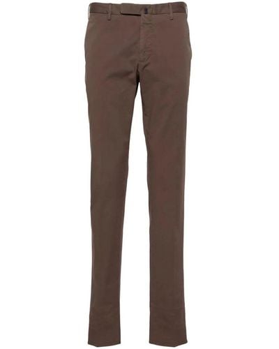 Incotex Model 30 Slim Fit Pants - Brown