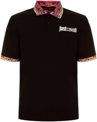 Just Cavalli Polo Shirt - Black