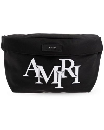 Amiri Belt Bag With Logo, - Black