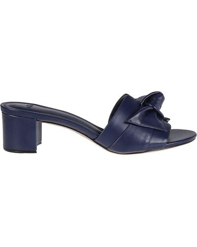 Alexandre Birman Maxi Clarita Block Mules - Blue