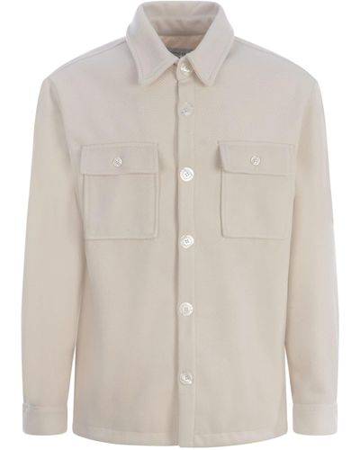 FAMILY FIRST Shirt Jacket Family First - White