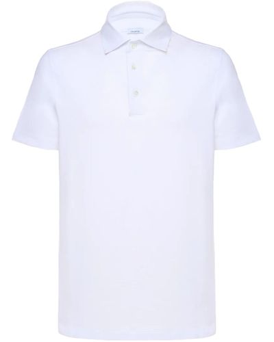 Malo Stretch-Cotton Polo Shirt - White