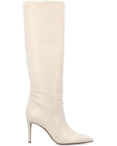 Paris Texas Stiletto Boots - White