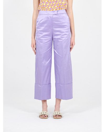PT01 Cotton Trousers - Purple