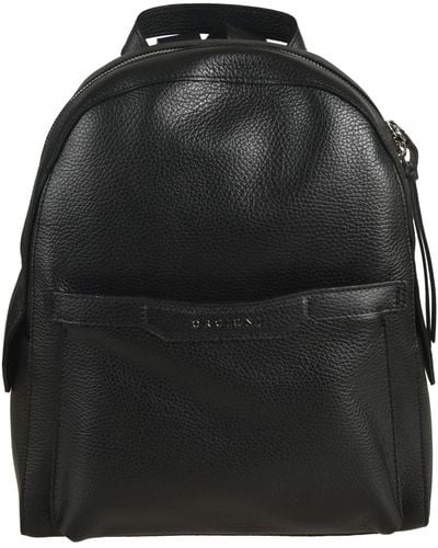 Orciani Zip Logo Detail Backpack - Black