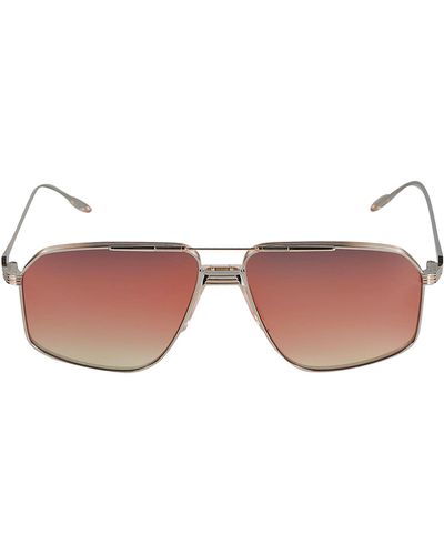 Jacques Marie Mage Aviator Sunglasses - Pink