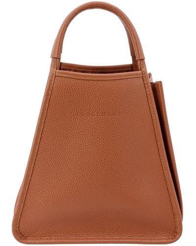 Longchamp Le Foulonné Handbag - Brown